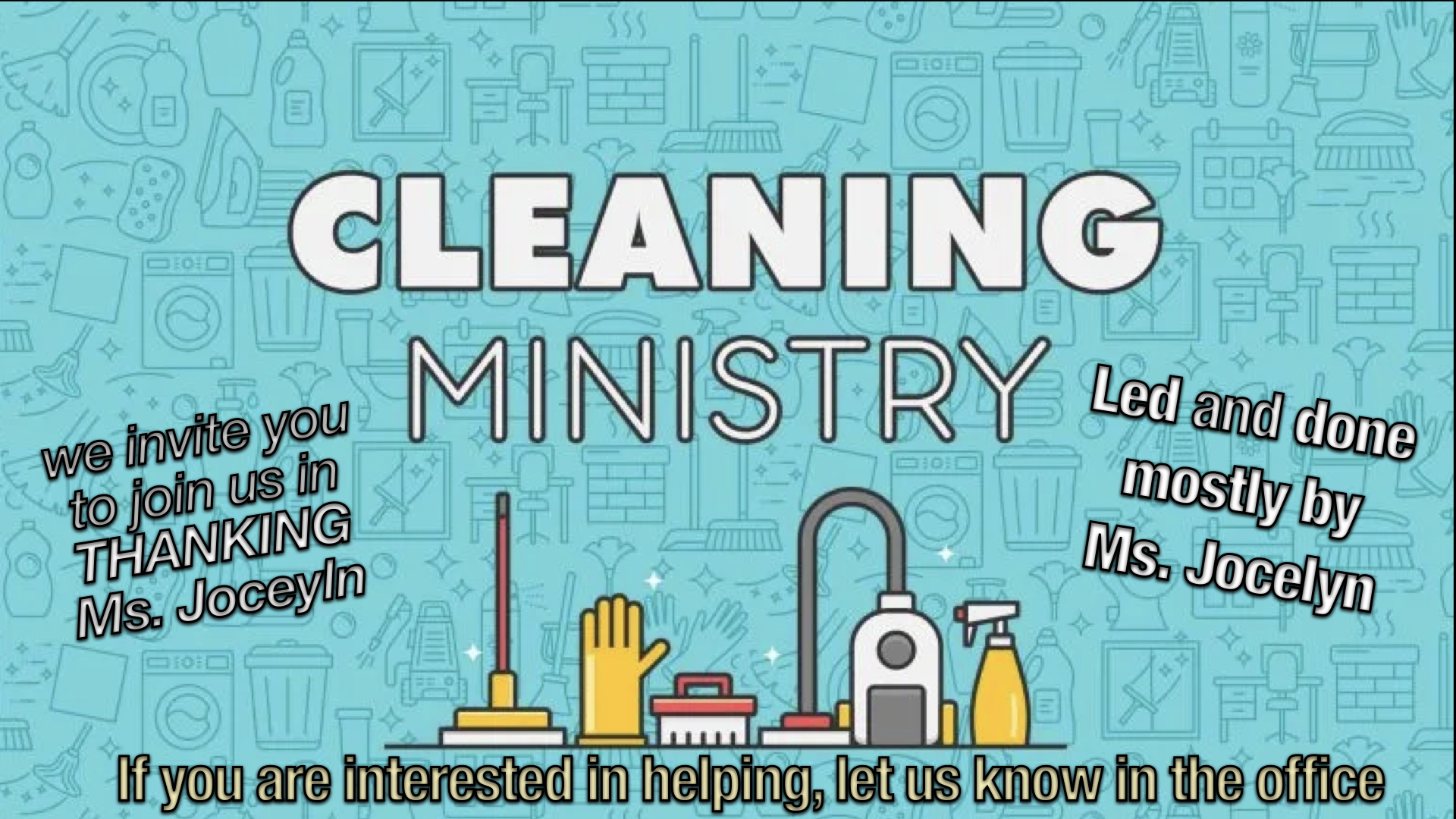 Cleaning Ministry