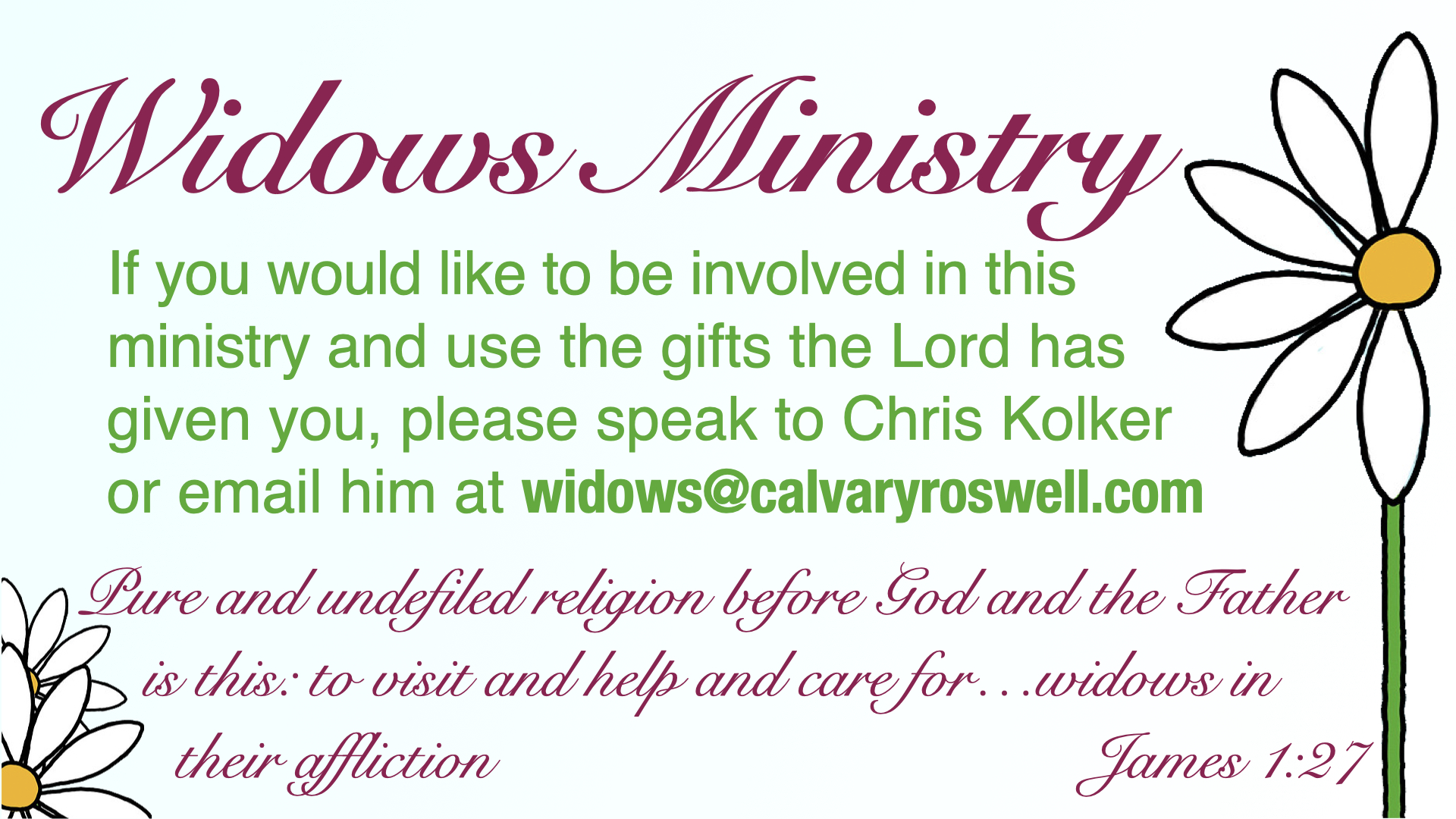 Widows Ministry